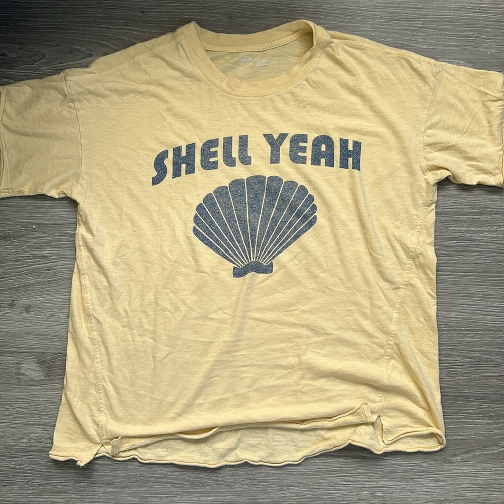 Aerie Graphic Oversized Boyfriend T-Shirt